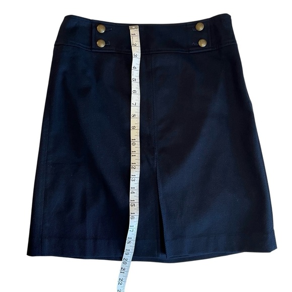 NWT Talbots Navy Blue A-Line Mini Skirt, 4P - Picture 7 of 7